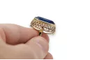 Ring Vintage Saphir 14 Karat Gelbgold vrc129y